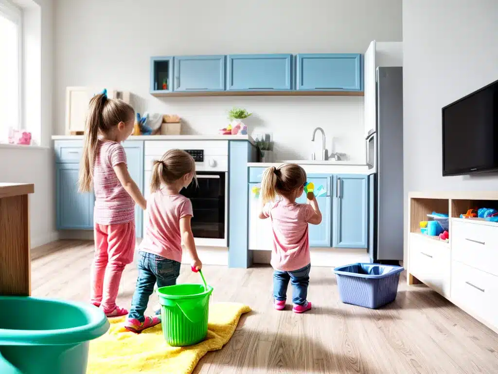 12 Tips for Keeping a Clean Home With Kids