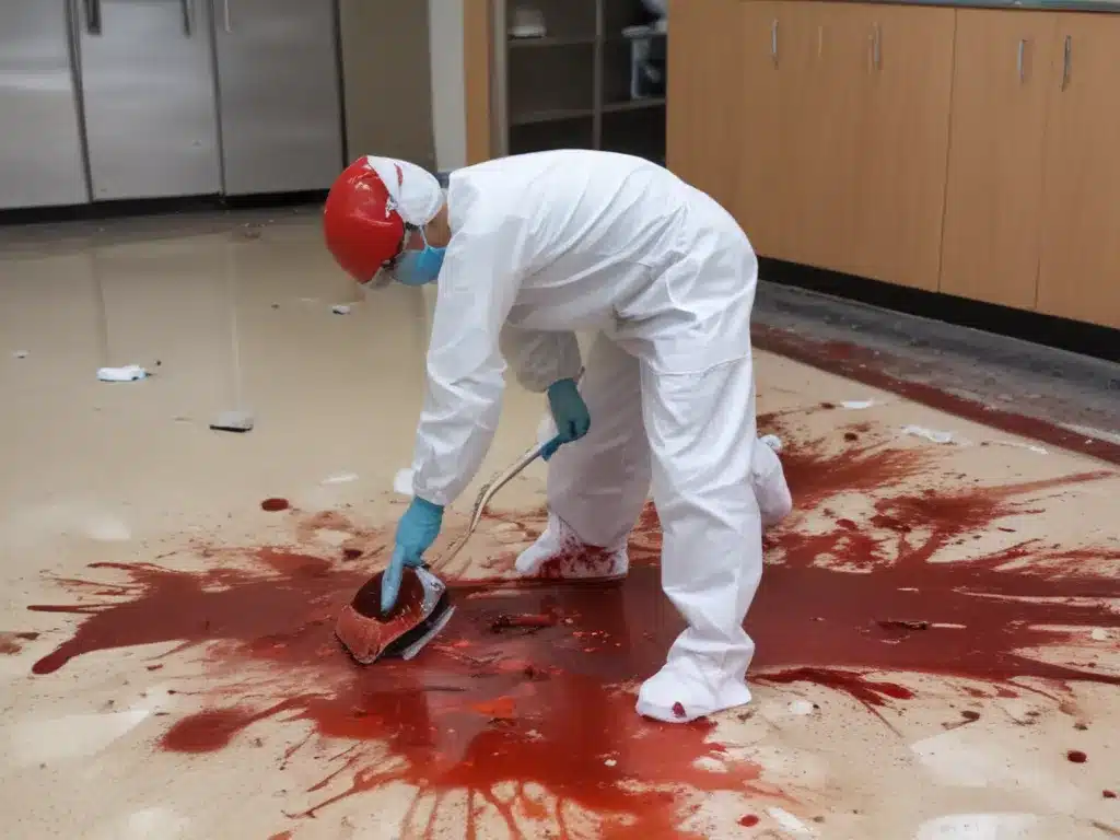 Blood Contamination Incident Cleanup