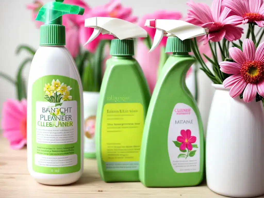 Brighten Up for Spring with Plant-Based Cleaners