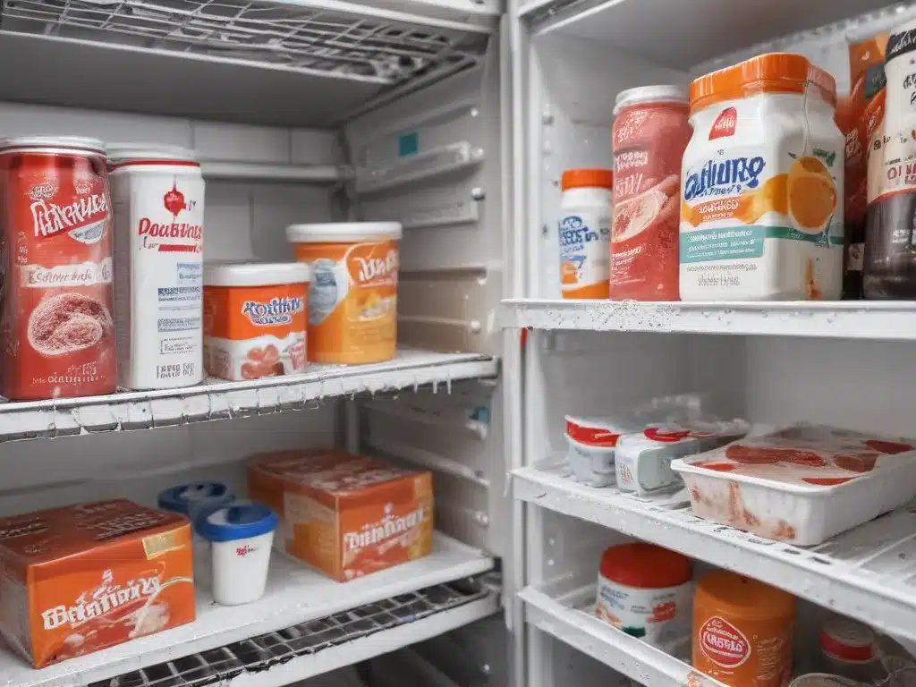 Clean Gross Refrigerator Shelves With Baking Soda Paste