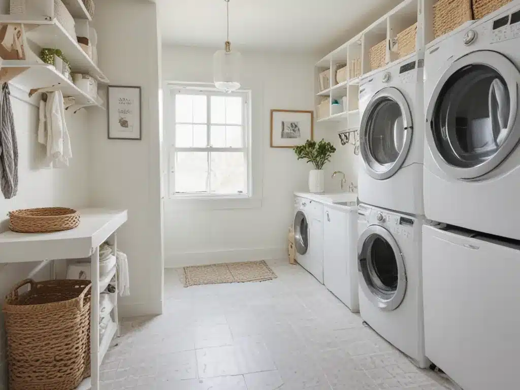 Clean Laundry Rooms Top to Bottom this Spring