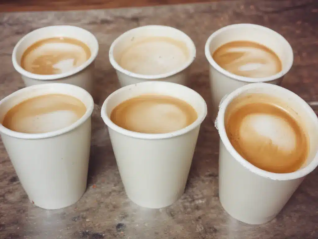 Clean Stained Coffee Cups With Baking Soda and Vinegar