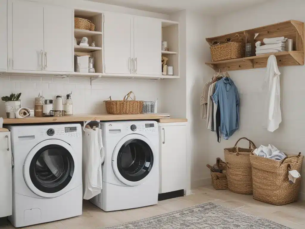 Clean and Organize Your Laundry Room
