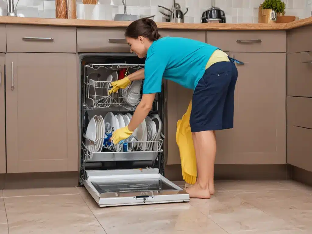 Cleaning Behind and Under Appliances in Your Kitchen