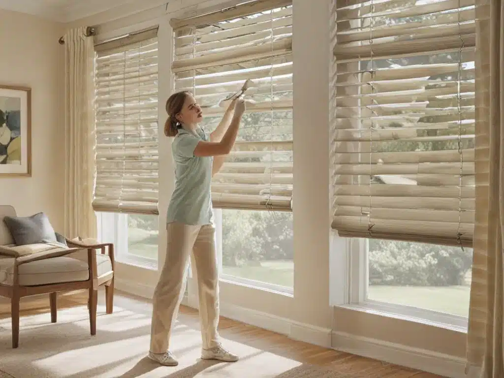 Cleaning Blinds, Shades and Curtains Thoroughly