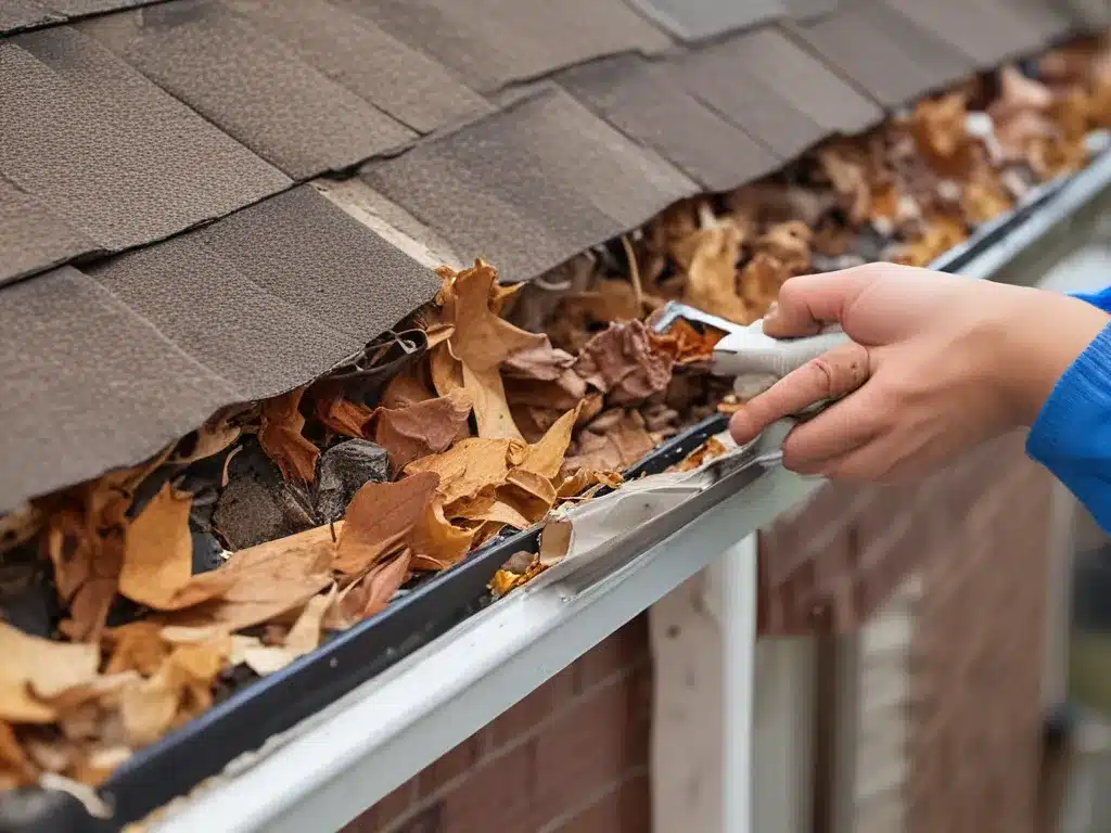 Cleaning Clogged Gutters Thoroughly