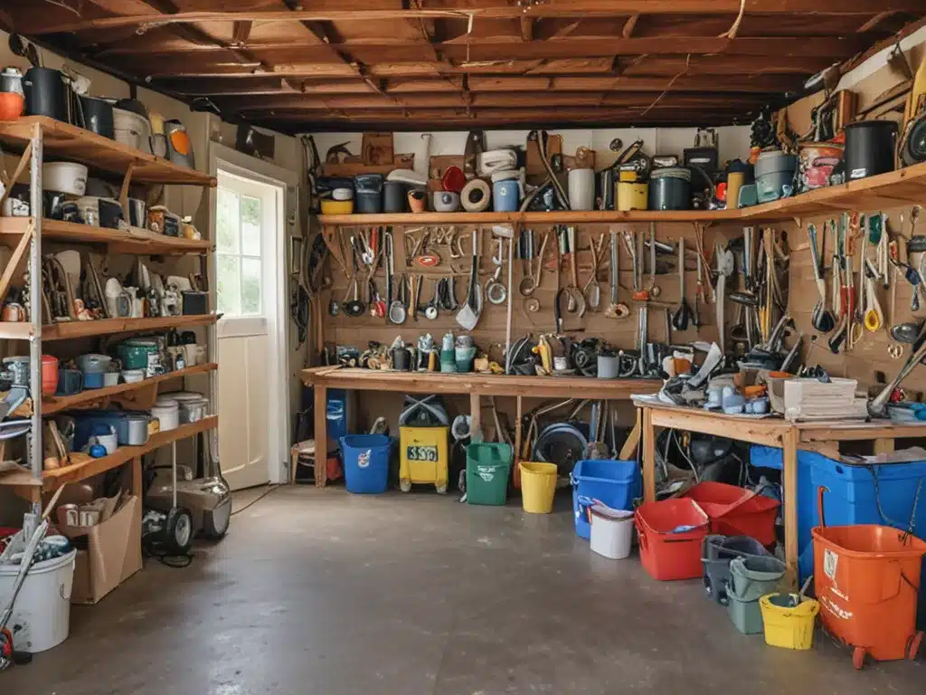 Cleaning Cluttered Garages and Sheds