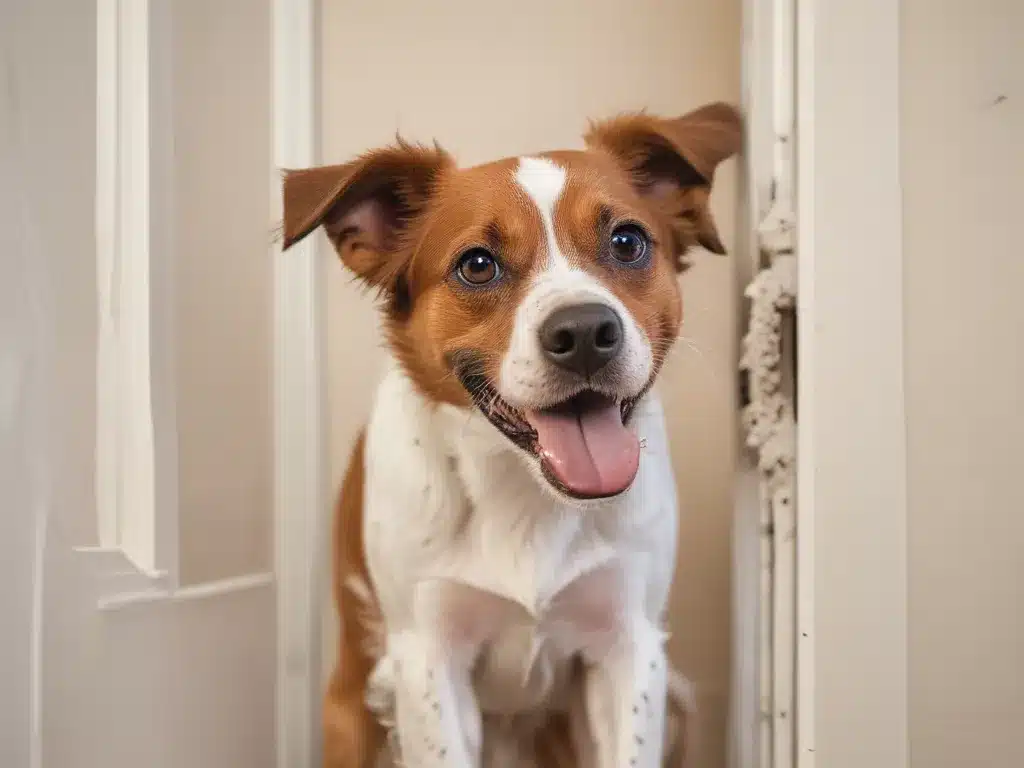 Cleaning Dog Drool Off Walls and Doors