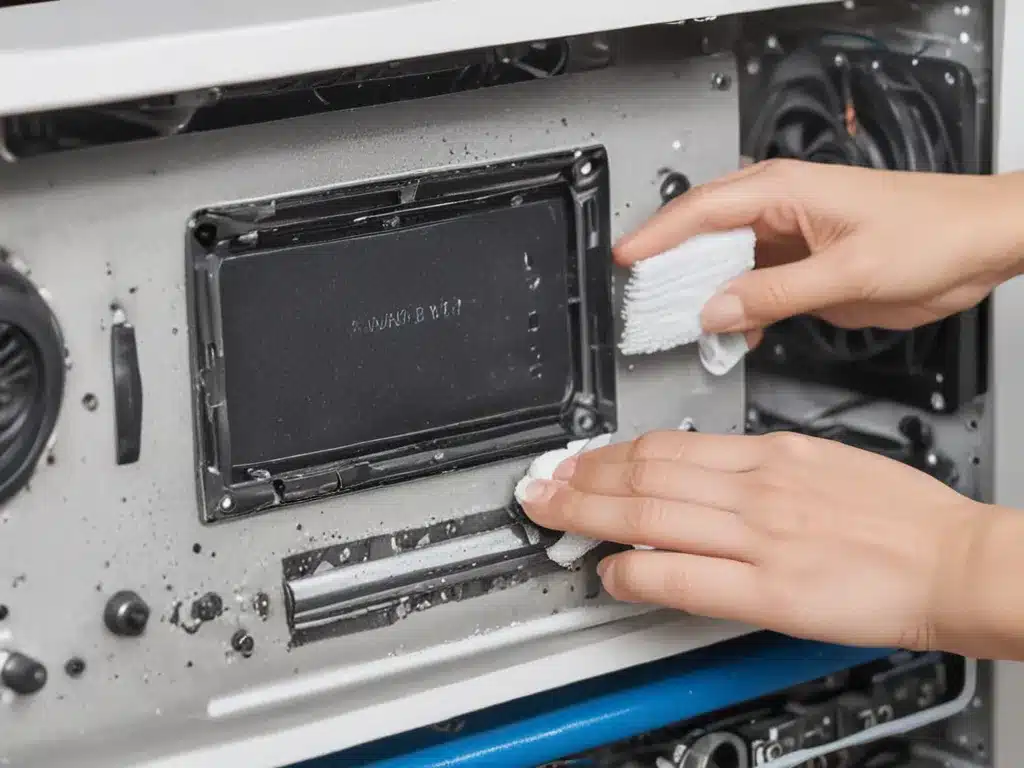 Cleaning Electronics to Remove Dust and Bacteria for Spring