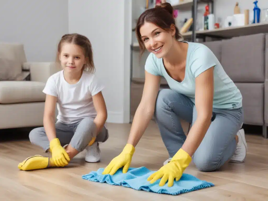 Cleaning motivation for tired parents – fast natural methods that get the job done