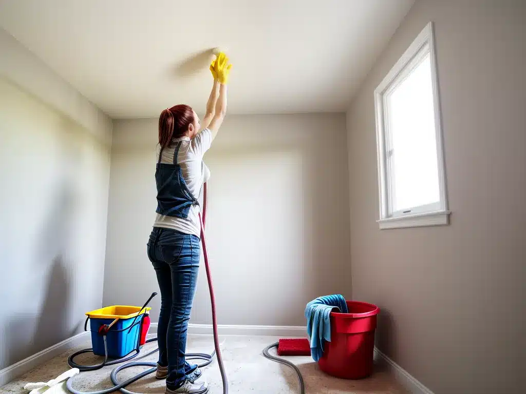Clear Away Cobwebs: Cleaning Walls and Ceilings
