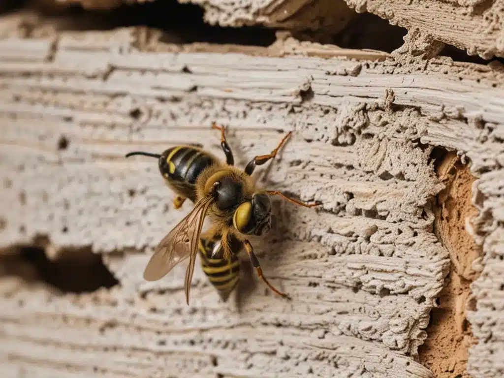 Clearing Wasps and Bees from Nest Sites