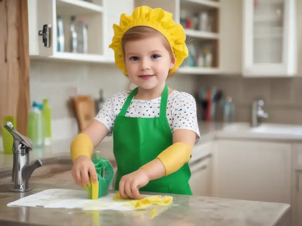 Cut the Chemicals! Kid-Safe Green Cleaning Guide