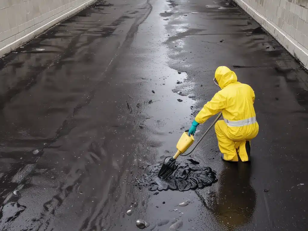 DIY Chemical and Oil Spill Clean Up