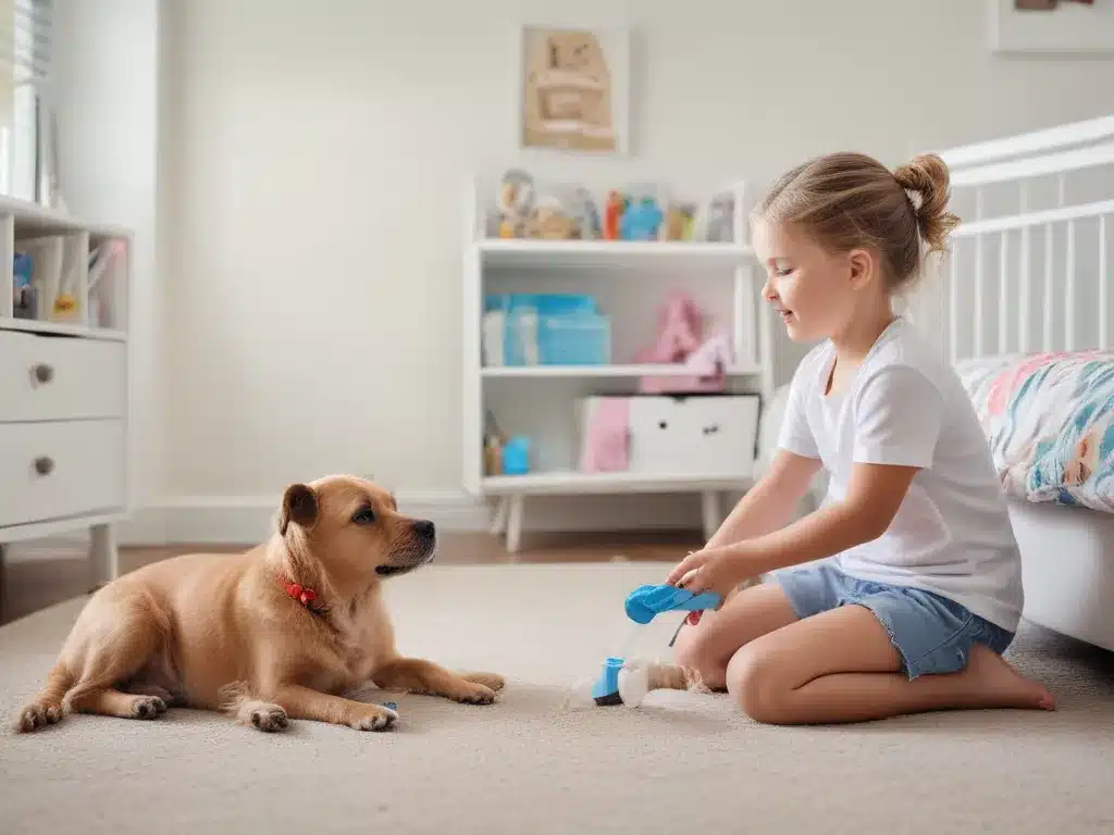 Deep Clean Kids Rooms To Remove Hidden Pet Dander