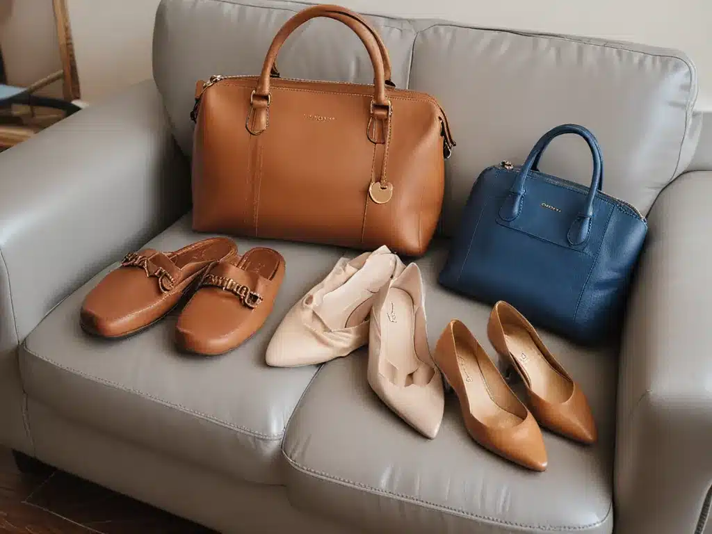 Deep Clean Leather Furniture, Purses and Shoes