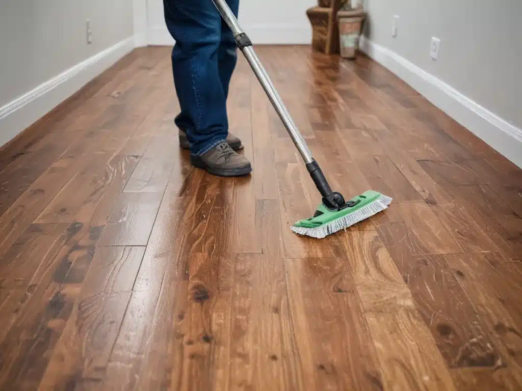 Deep Cleaning Wood and Tile Floors After a Winter of Wear