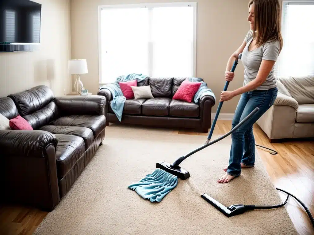 Deep Cleaning Your Living Room From Top to Bottom