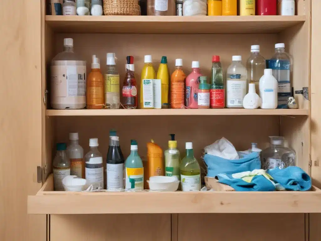 Detox Your Cleaning Cabinet