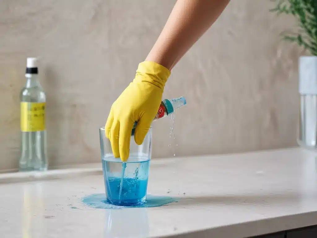 Disinfect Surfaces with an Alcohol and Water Mix