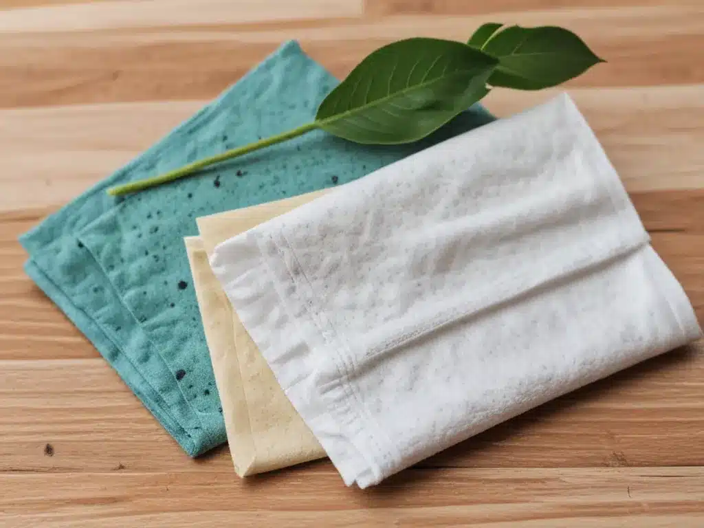Ditch Disposables for Reusable Cleaning Cloths