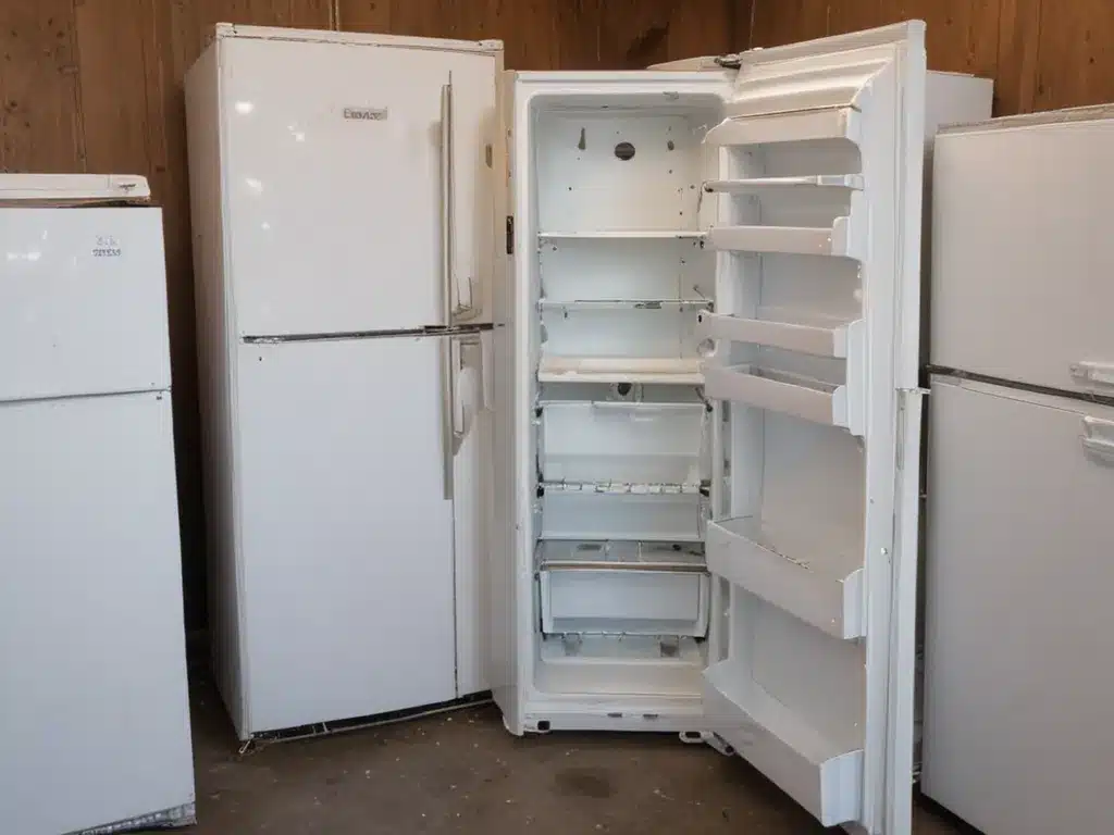 Emptying Out Old Fridges and Freezers