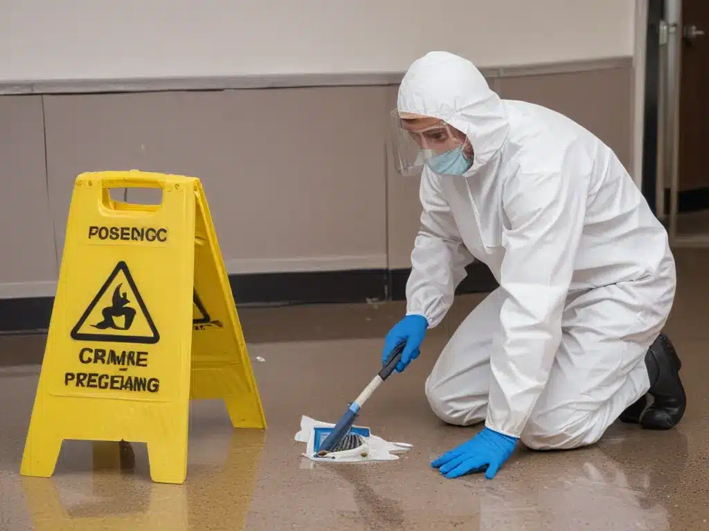 Forensic Protocols for Crime Scene Cleaning