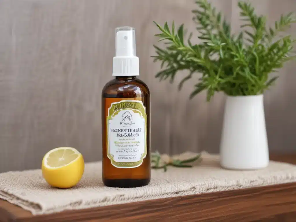 Freshen Furniture and Eliminate Odors with an Essential Oil Cleaning Spray