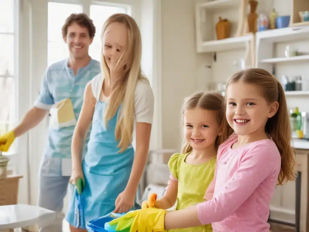 Fun Frugal Ways To Get The Whole Family Involved In Safe Spring Cleaning