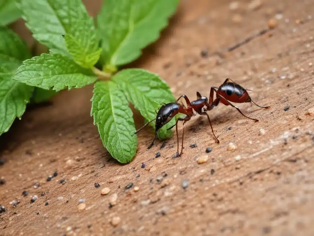 Get Rid Of Ants Naturally With Vinegar, Water And Peppermint Oil