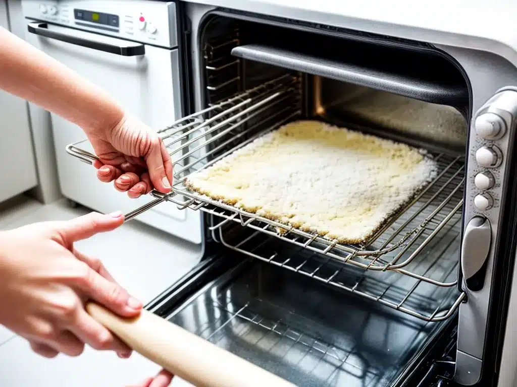 Get Your Oven Clean with Baking Soda and Vinegar