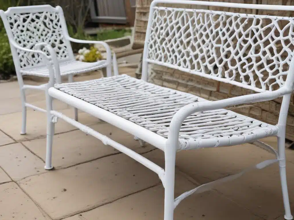 Give Outdoor Furniture a Deep Clean with A Vinegar and Baking Soda Solution