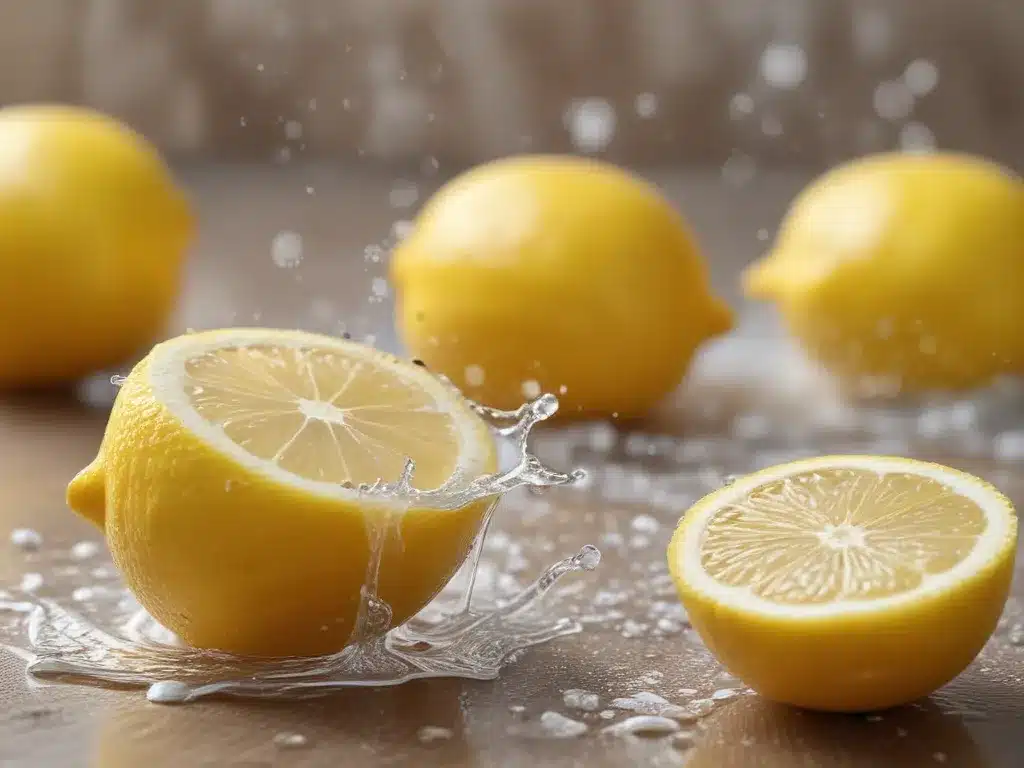 Give Showers a Natural Sparkling Clean with Lemon and Baking Soda