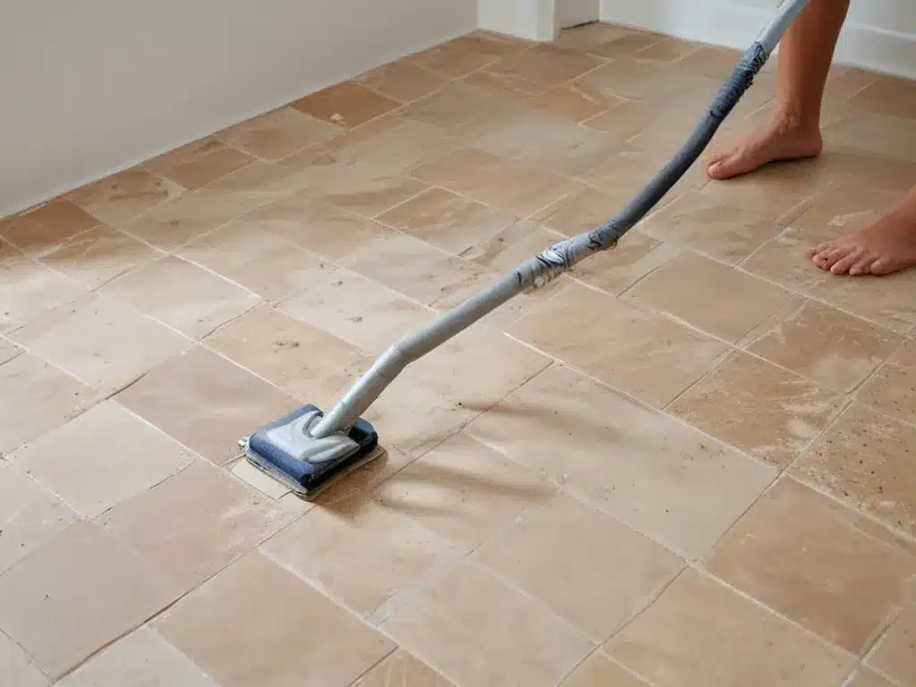 Give Tile Floors a Deep Clean