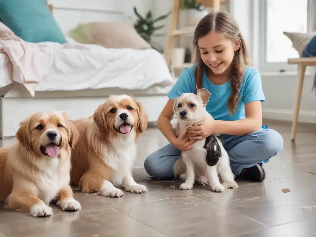 Giving Kids Rooms A Deep Clean With Pets Around