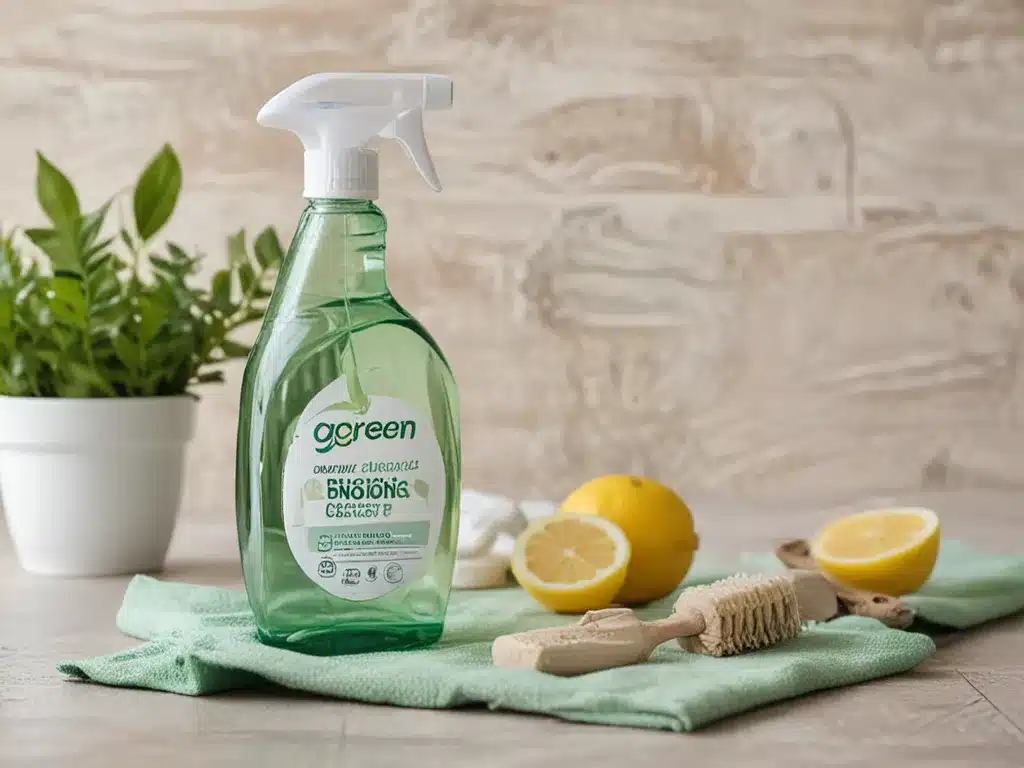 Go Green: Using Natural Cleaning Products