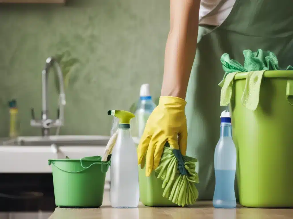 Go Green for Health: Using Eco-Friendly Cleaning Supplies