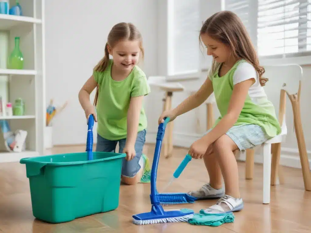 Green Your Kids Cleaning Routine