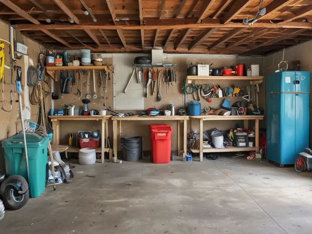 How To Sanitize A Gross Garage or Shed Full of Junk and Debris