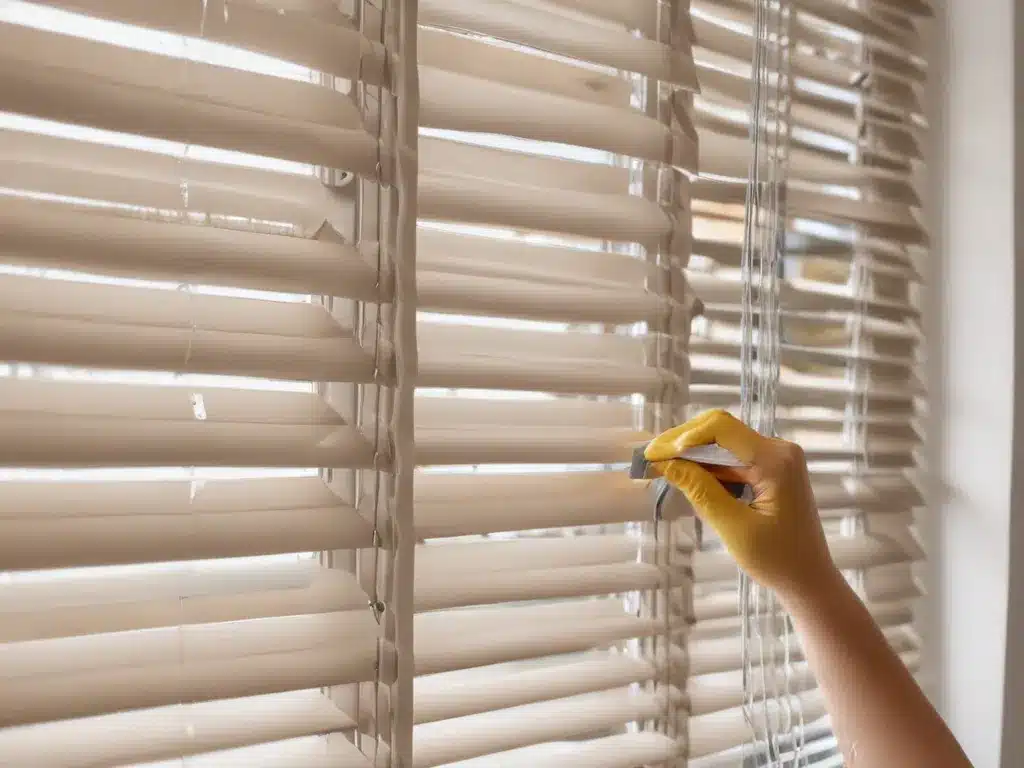 How to Clean Blinds the Easy Way