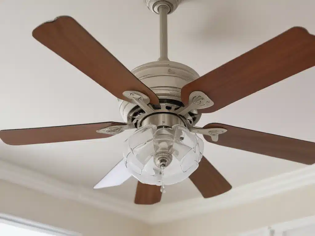 How to Clean Ceiling Fans and Light Fixtures Without a Ladder