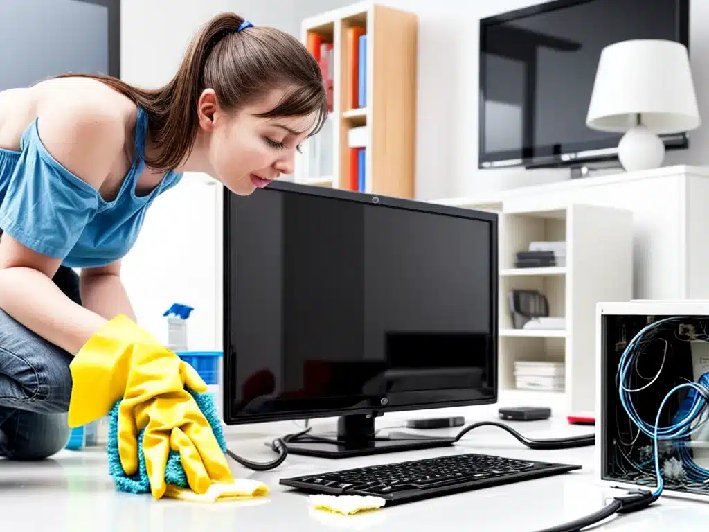 How to Clean Electronics Safely and Effectively