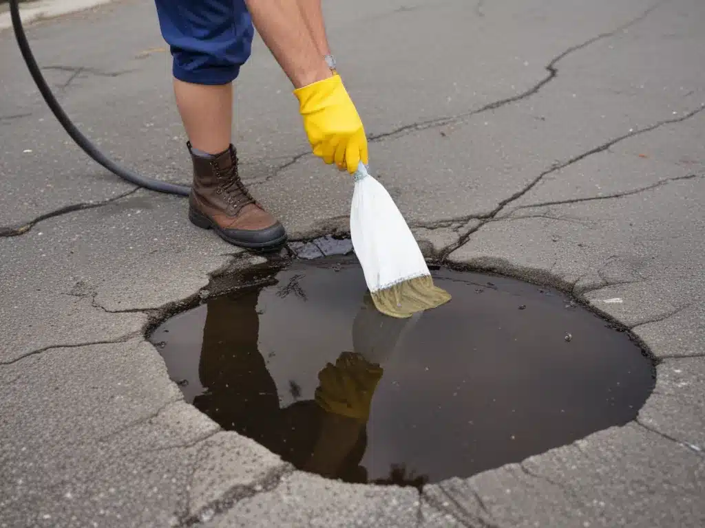 How to Clean Up Oil Leaks in Your Driveway