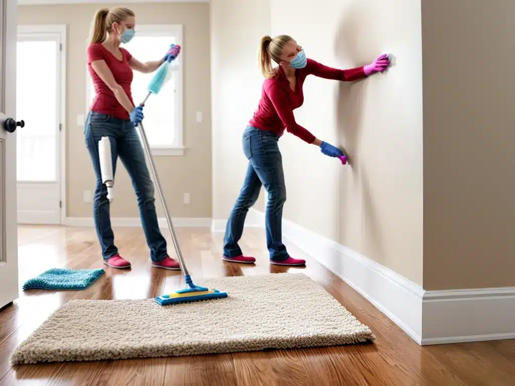 How to Clean Your Walls, Baseboards, and Ceilings Thoroughly