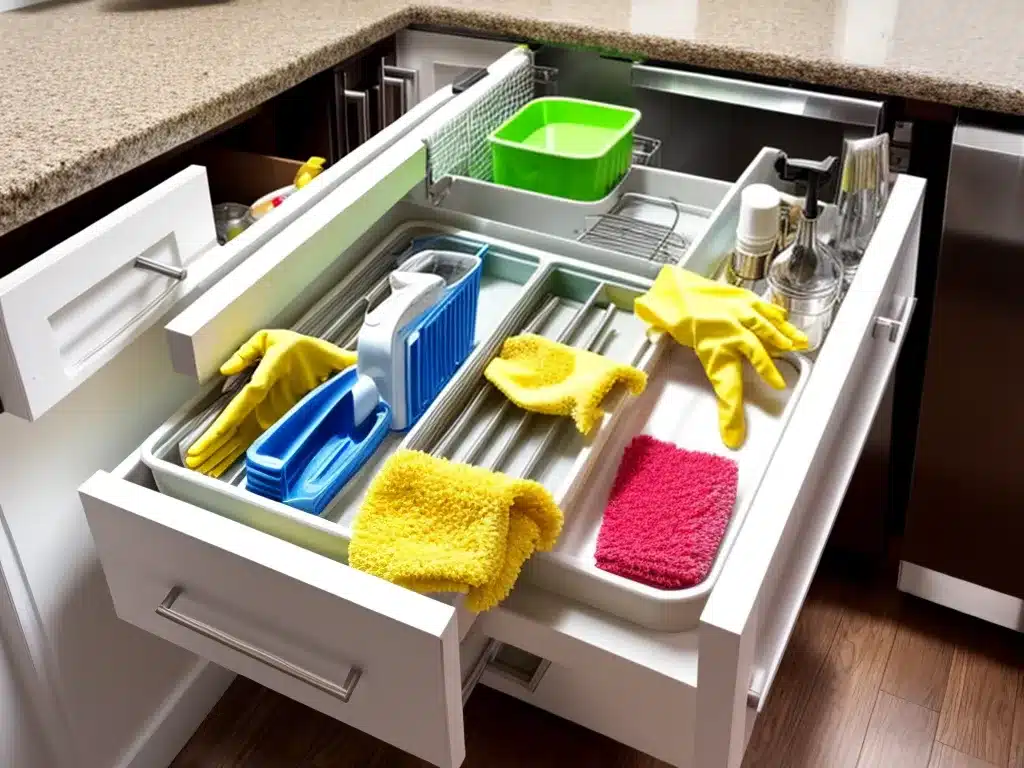 How to Deep Clean Cabinets and Drawers