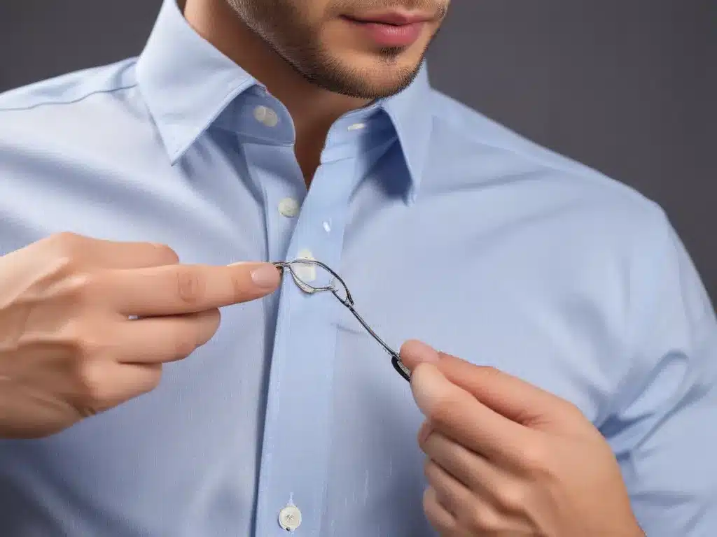 How to Remove Ring Around the Collar from Shirts