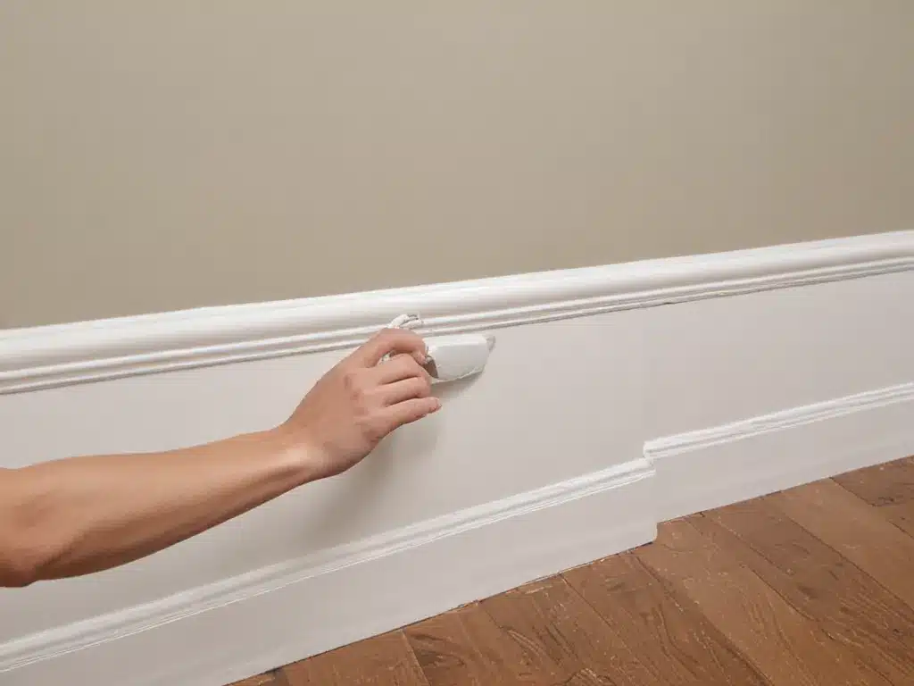 How to Touch Up Walls and Baseboards