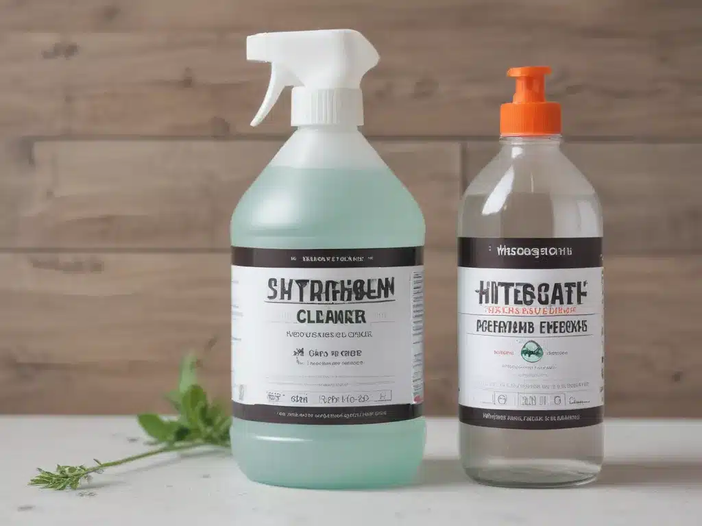 Hydrogen Peroxide Cleaners – A Safer Alternative