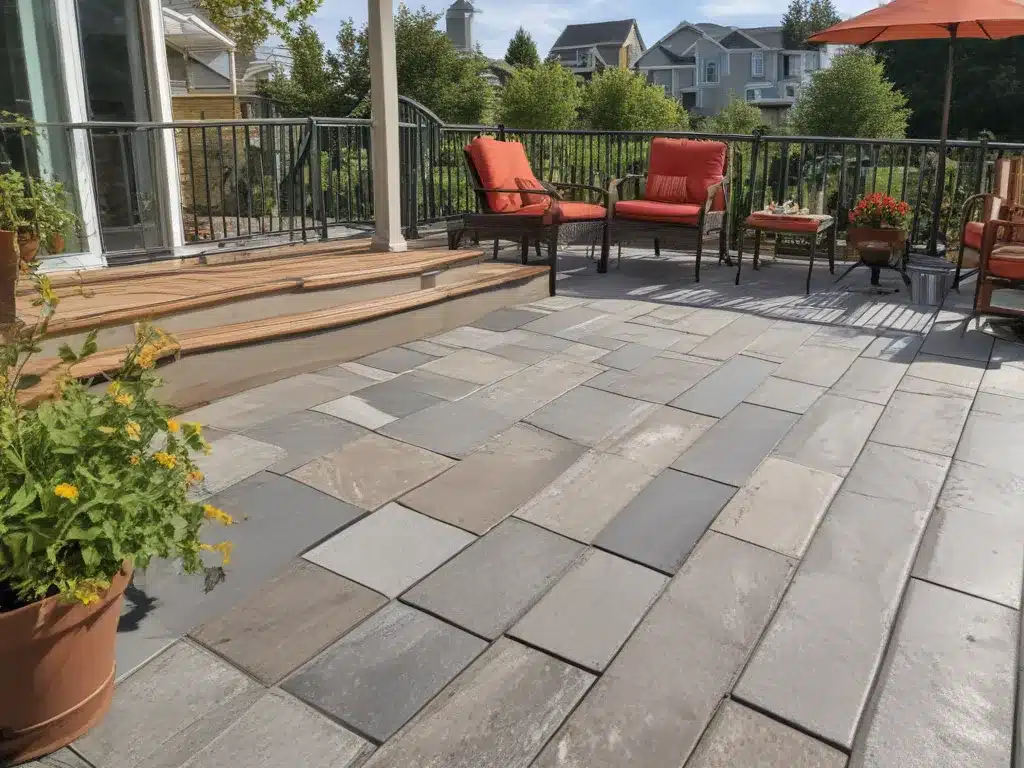 Keep Decks & Patios Looking Fresh With Safe Solutions