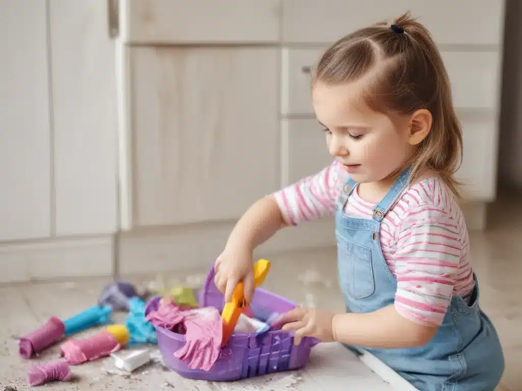 Keep Kids Safe While Spring Cleaning